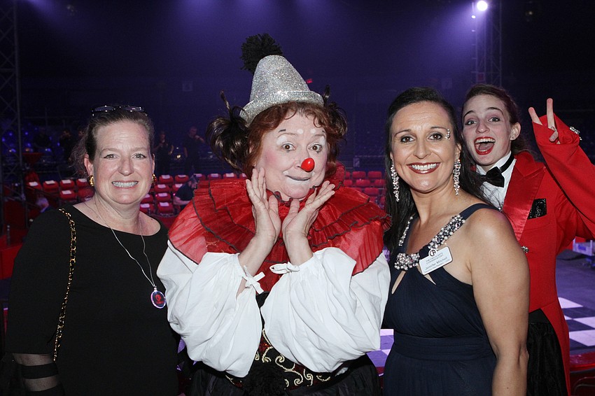 Cassie Roulette, Karen Bell, Executive Vice President Jennifer Mitchell and Rylee Roulette