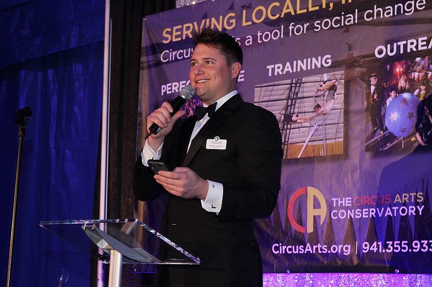 CAC Board Chair Bart Lowther started the dinner program.