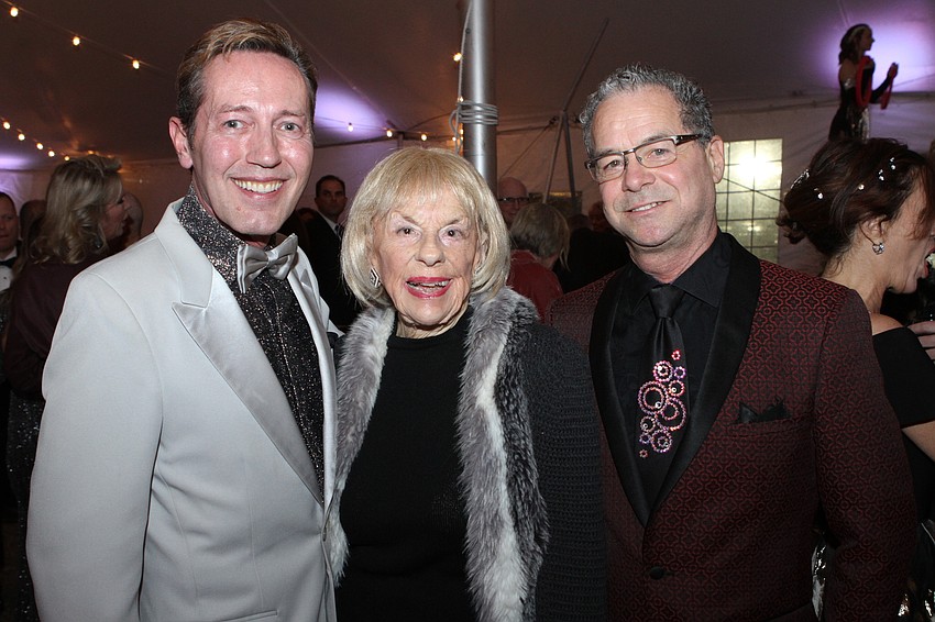 Jim Helmich, Gloria Moss and Scott Franza