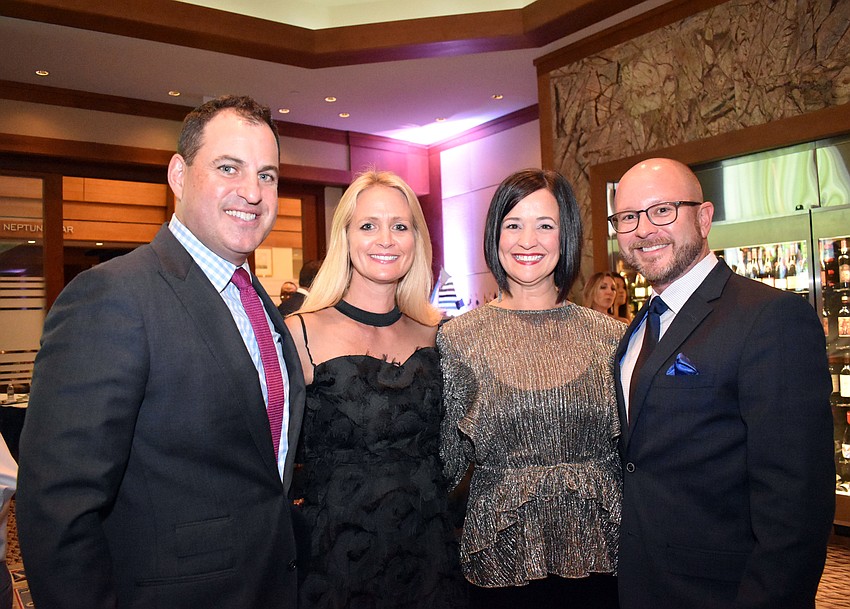 Mark and Tanya Ramos with Mary Pat Radford and Kevin Radford