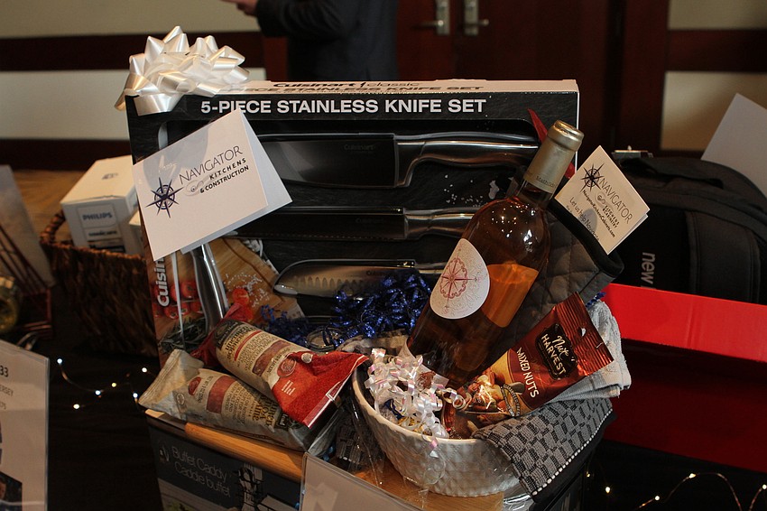 Guests mingled and bid on silent auction items.