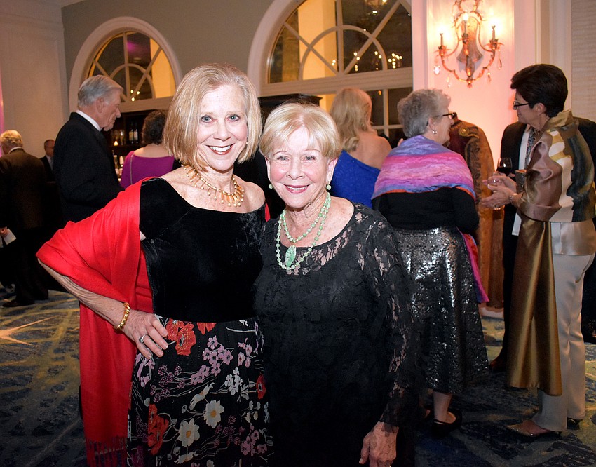 Betsy Garner Wyant is all smiles as she attends the gala with her mother Dottie Baer Garner.