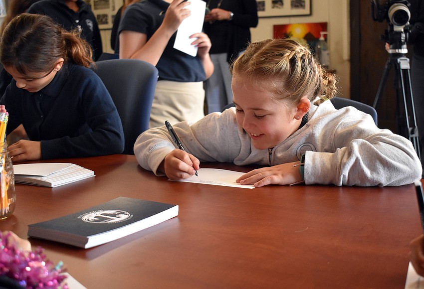 Fourth grade student Elle Miller writes why she's thankful to attend ODA.