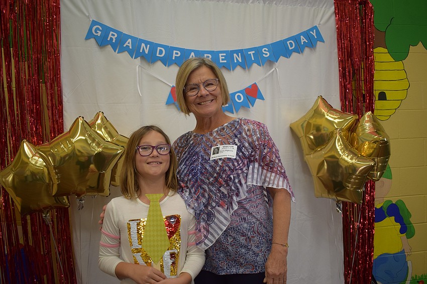 Makayla Mcfarland, a third grader, loves  being with her grandmother Doris Pipkens. 