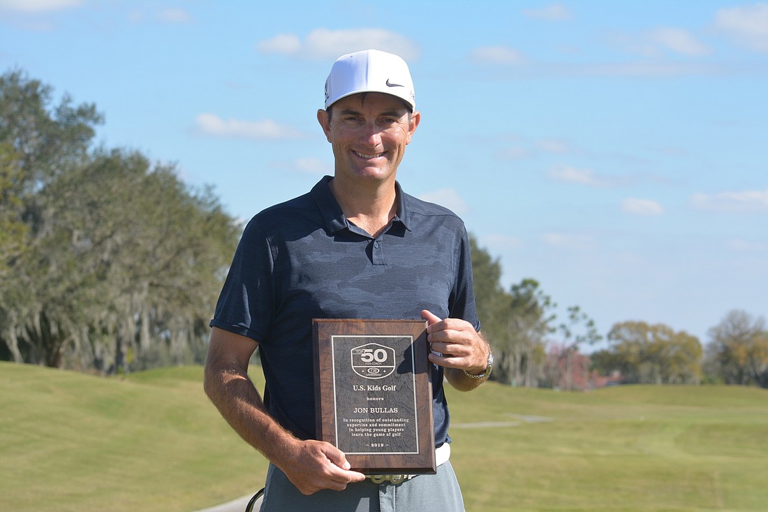Jon Bullas was named a top 50 coach by U.S. Kids Golf.