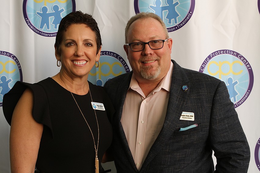 VP of Philanthropy Sheila Miller and Executive Director Douglas Staley