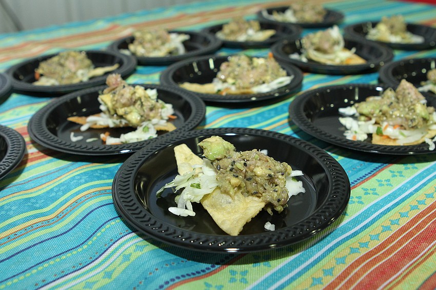 Food was donated by 12 different vendors.