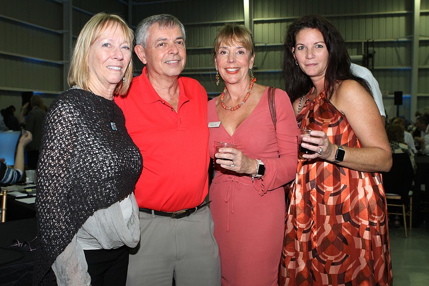 Pam and John Holic with Roxanne Sima and Stacey Velardi