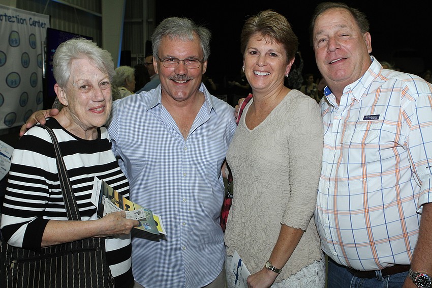 Ken Miller and Lois Morgan with Darla and Joe Correll