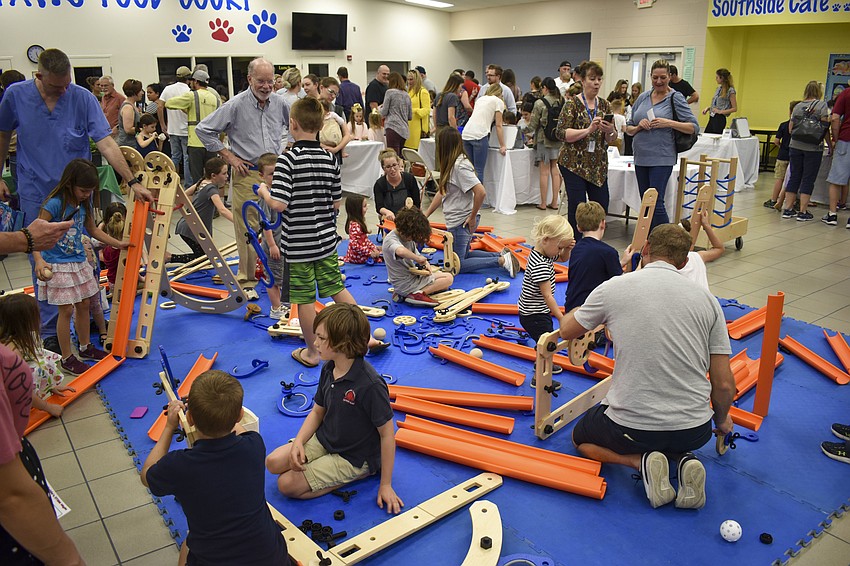 The Rigamajig was a big hit with the students.