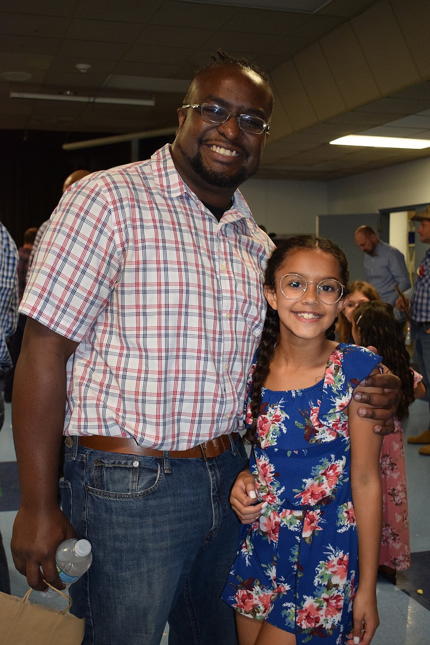 James Smith loves going to the dance every year with his daughter Johanna. 