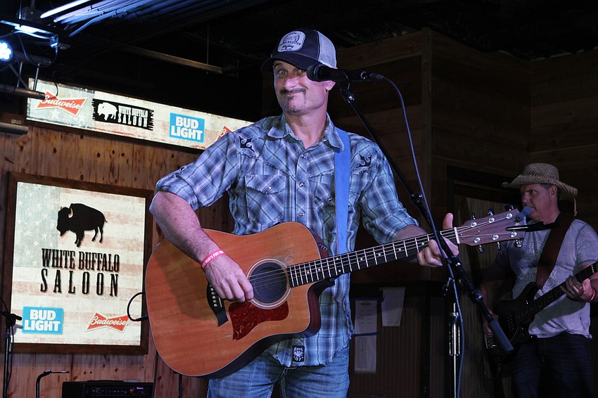 The Stone Buckle band played country jams.