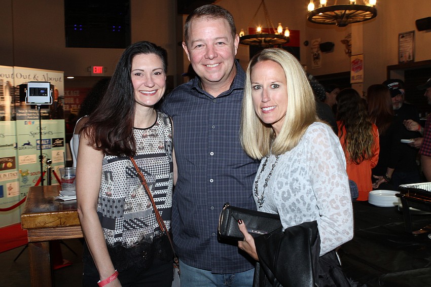 Jody Walker with Sam and Tara Chavers