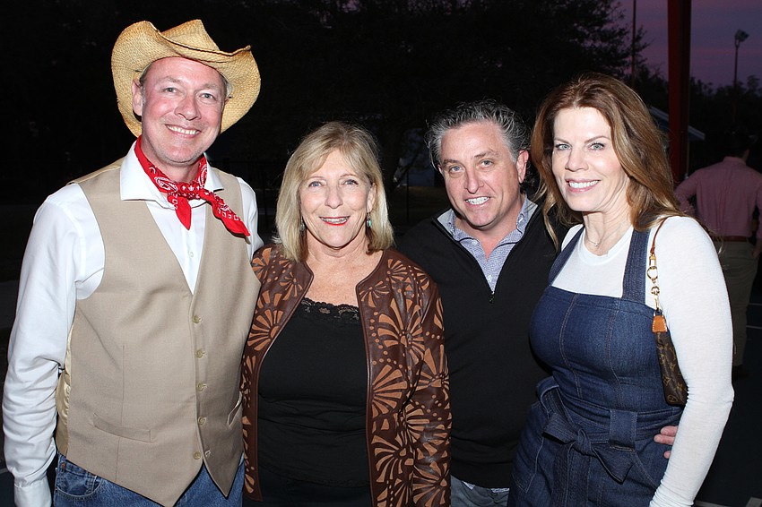 Brent Greeno and Carol Butera with Glen Rieth and Renee Phinney