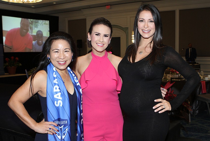 Lee-En Chung, Emily Kinzer and Katy McBrayer-Lynch