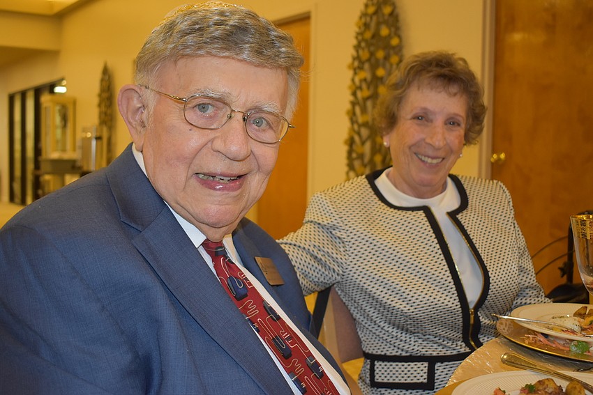 Temple president Murray Blueglass and wife, Alice Blueglass