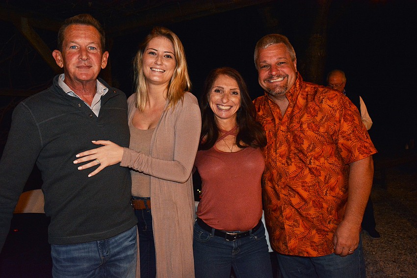 Myakka City's Mark and Stephanie Storek came as guests of neighbors Cathy and Bob Weronik.