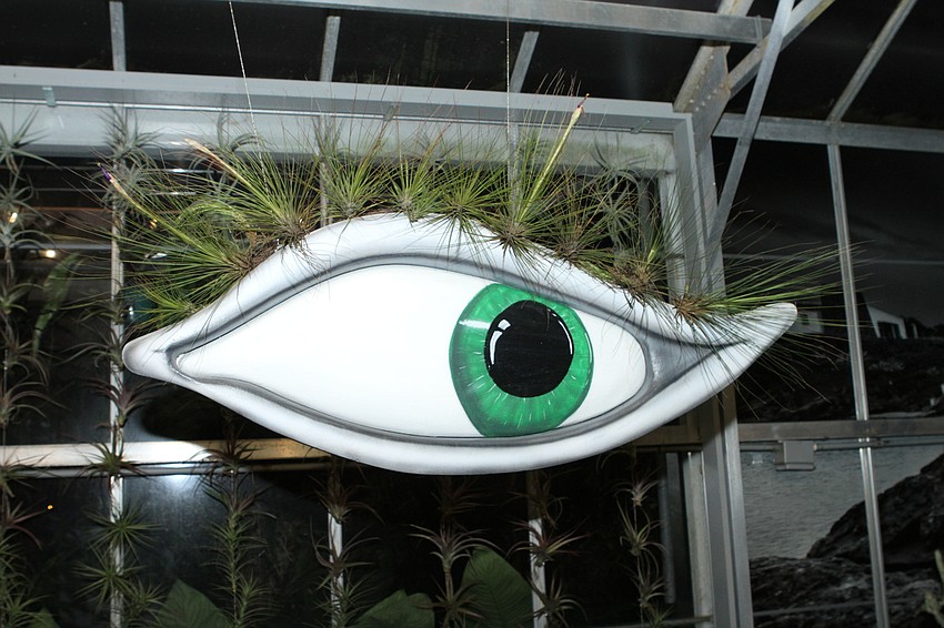 The gardens were full of surrealist imagery.