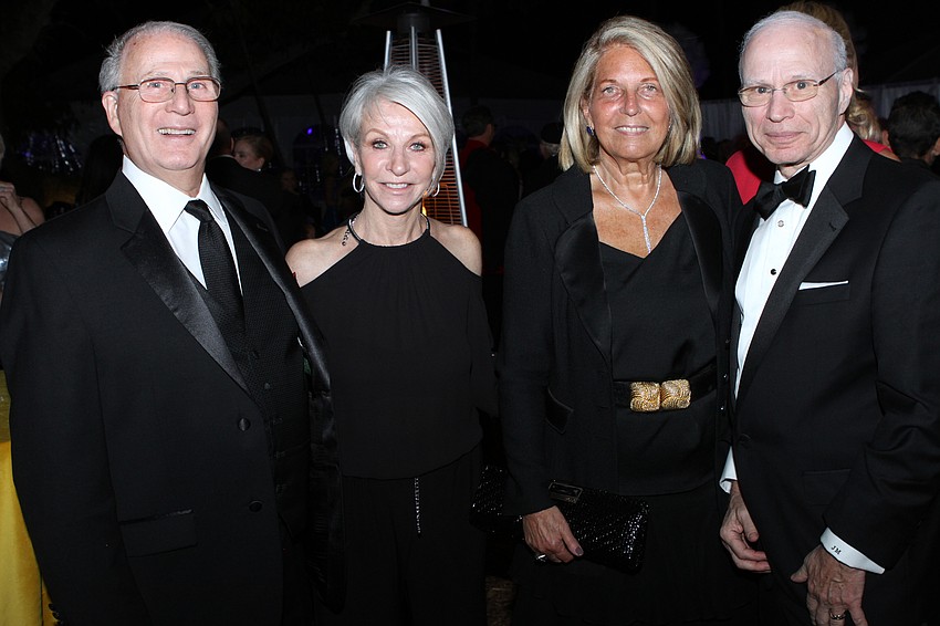 Larry and Debbie Haspel with Gail and Joe Morganroth