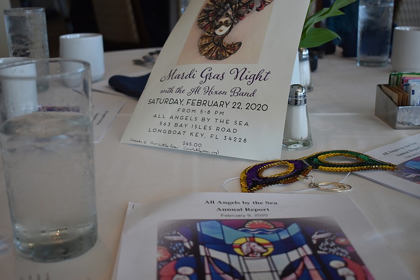 Attendees learned about the church's past and upcoming events.