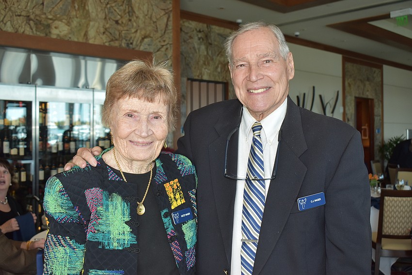 Katzy and CJ Nager, who celebrated their wedding anniversary