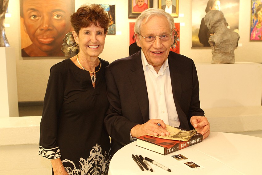 Shannon Staub and Bob Woodward