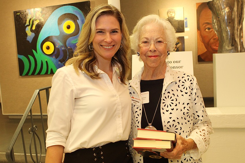 Kat Hughes and President Isabel Norton