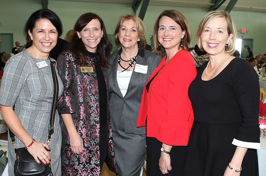 Kay Mathers, State Rep. Margaret Good, Pat Thompson, Stacey Corley and Wendy Deming