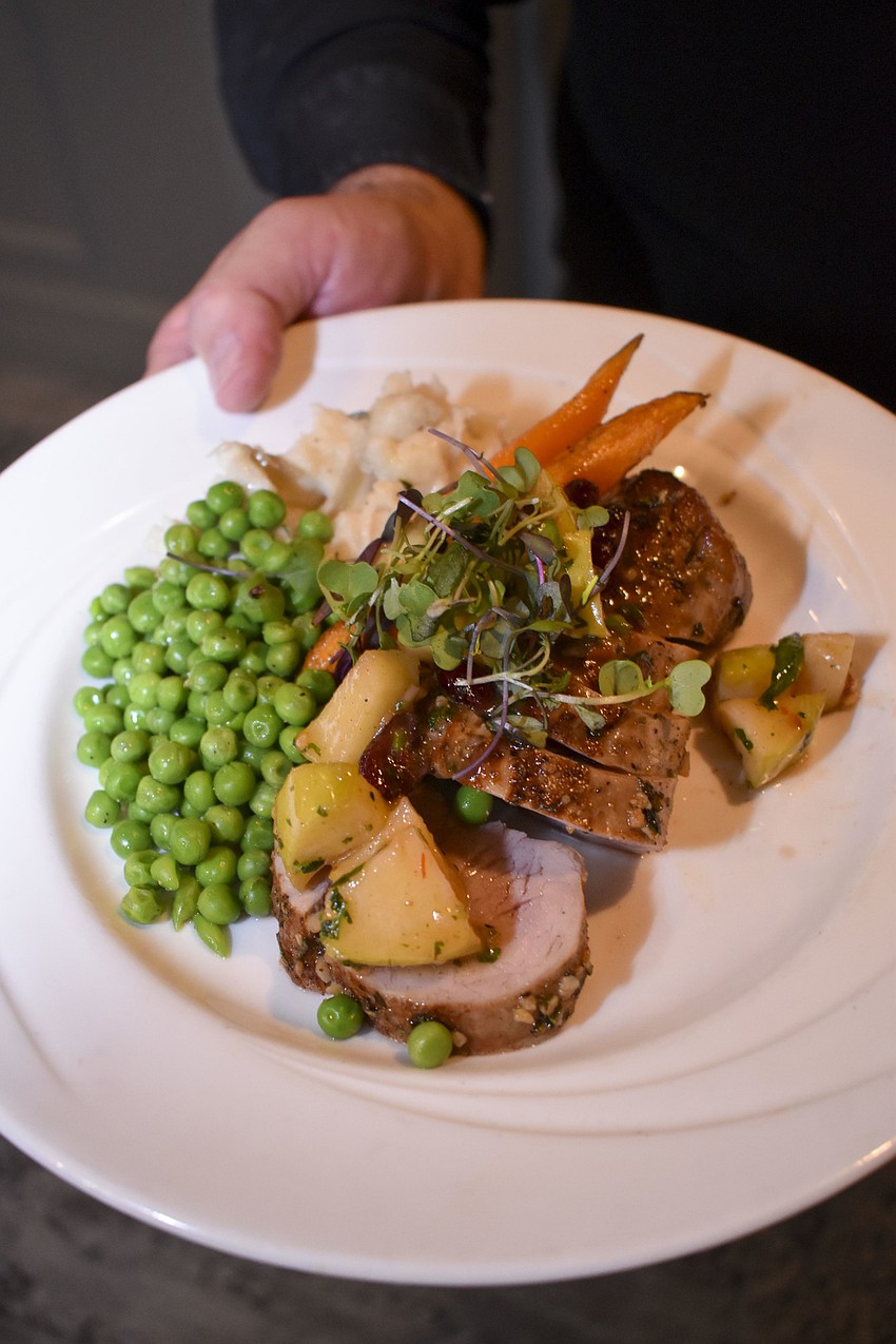 The social hour was followed by lunch.