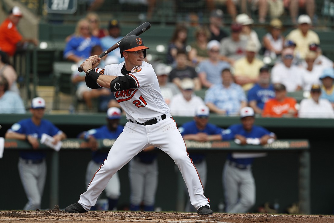 Orioles outfielder Austin Hays is expected to break out in 2020. Photo by Todd Olszewski/Baltimore Orioles.