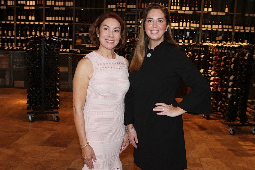 Chairwoman Brinda Pola and speaker Marie Benedict