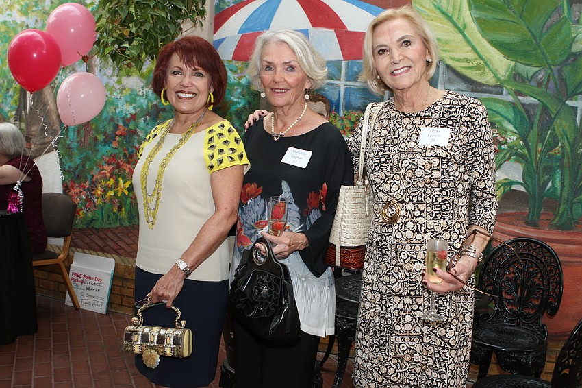 Melba Jimenez, Mary Lou Geghan and Peggy Fainelli