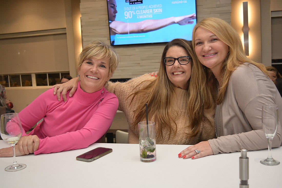 Country Club&#39;s Michele Campbell, Summerfield&#39;s Lisa Cushman and Country Club East&#39;s Jacqeline Wezeman were instant friends. Cushman just moved to the area in August.