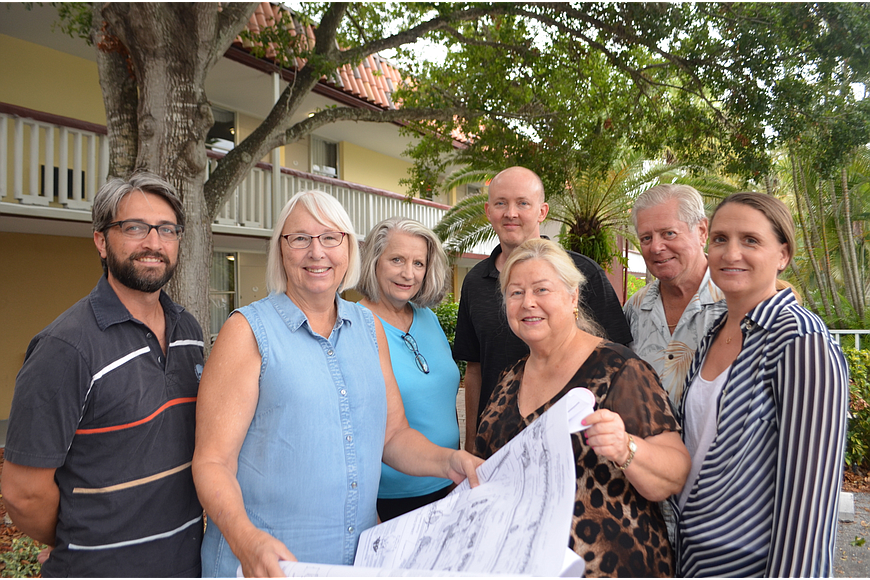 Mary Anne Bowie, second from left, thinks the Arlington Park neighborhood can help lead a push for effective affordable housing solutions in Sarasota. File photo.