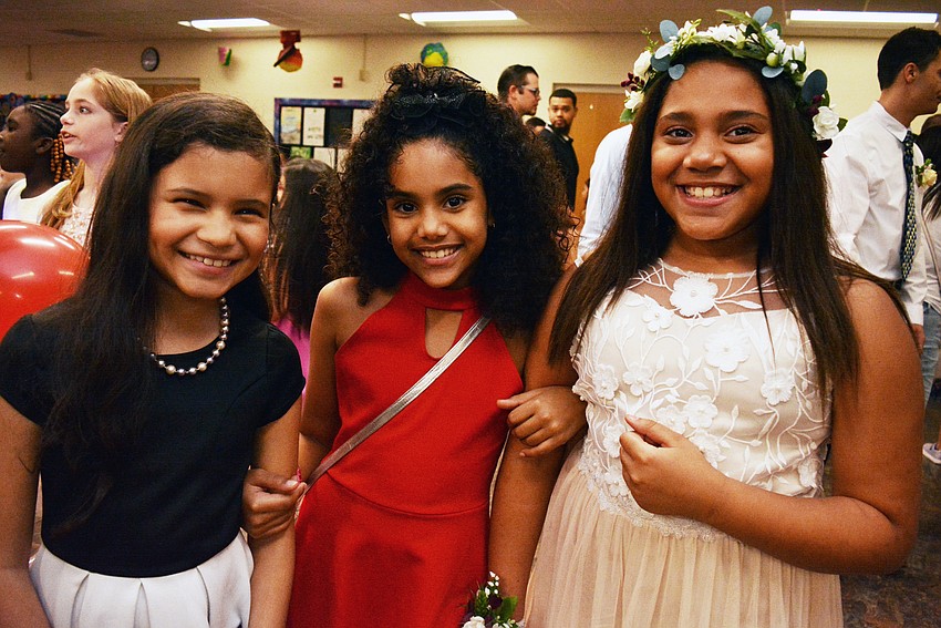 Leuska Solorzano, Jazelle Baker and Jaelah Randall are in fourth grade together.