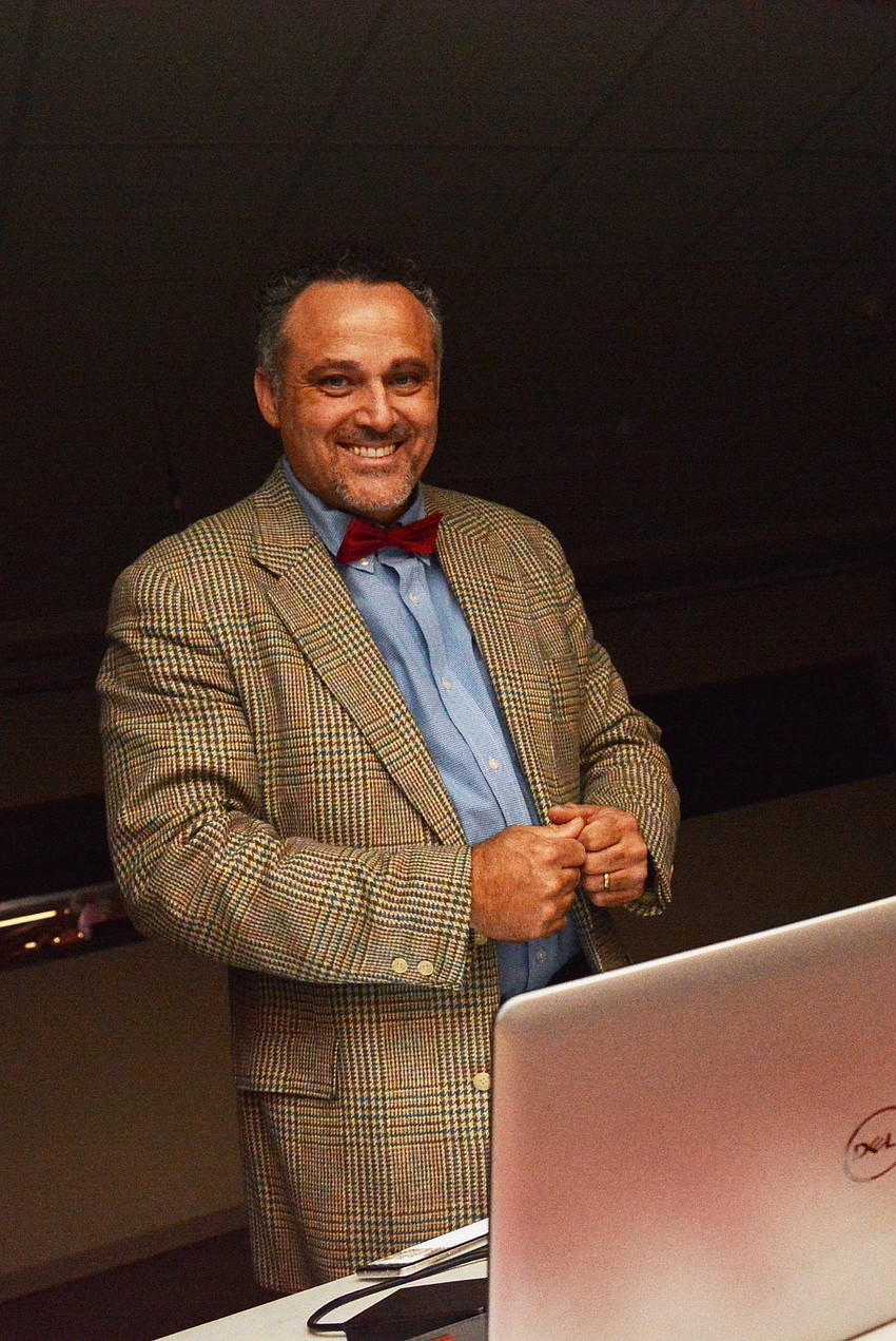 Angel Calcorzi, father of teacher Carlota Briar, made sure to play all the kids' favorite songs.
