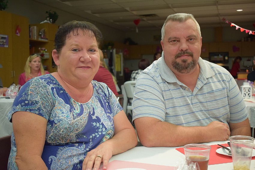 Tina and Kevin Fennell attend the Empty Bowls to support their daughter Layna Fennell, a sixth grader. Tina Fennell says the Family Career and Community Leaders of America has been a great club for her daughter.