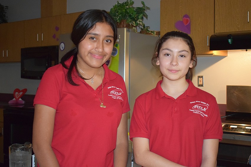 Edna Diaz, an eighth grader, and Marian Aguirre, a seventh grader, love their first year in Family Career and Community Leaders of America. Both students joined to make a different in their community.
