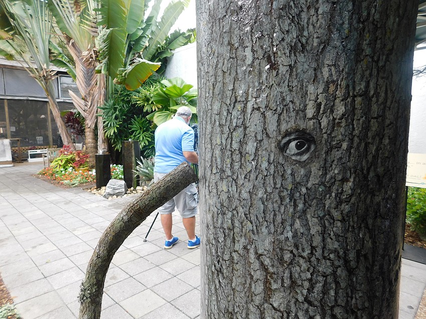 Visitors should pay close attention as they enter the welcome center, because close attention is being paid on them. (Klint Lowry)