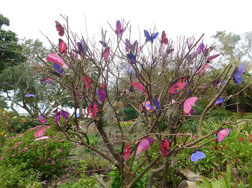 Butterflies as leaves is straight from Dalí's imagery. (Klint Lowry)