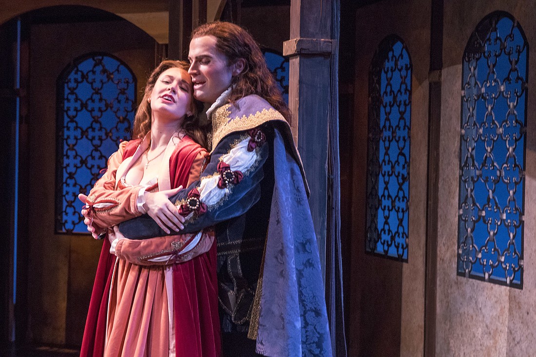 Andrew Surrena and Hanna Brammer bring emotional depth and clarity in the title roles of Sarasota Opera&#39;s "RomÃ©o et Juliette." (Photos Rod Millington)