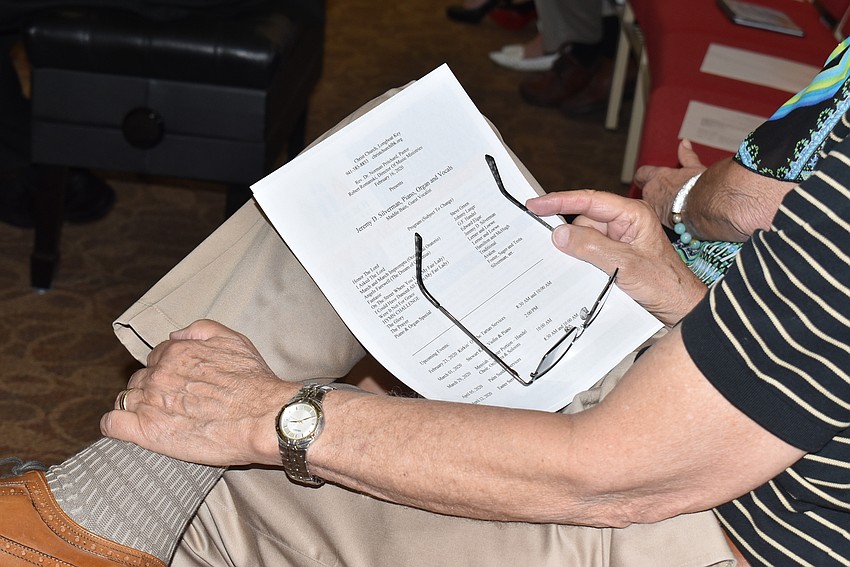 Silverman's setlist included over a dozen works.