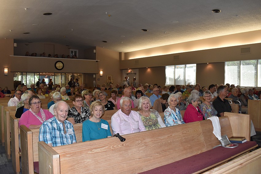 A packed house awaits Choplin's concert.