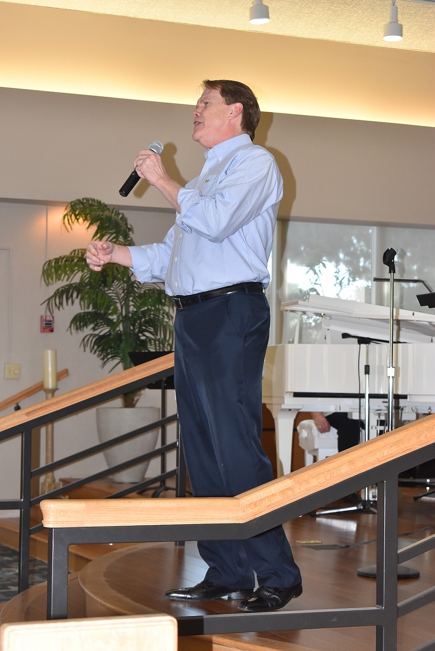 Choplin starts off singing.