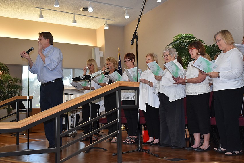 Choplin leads the choir.