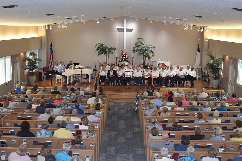 The concert from above.
