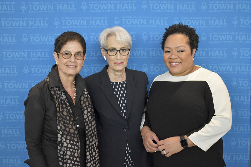Ambassador Wendy Sherman, Yamiche Alcindor and Nancy Parrish