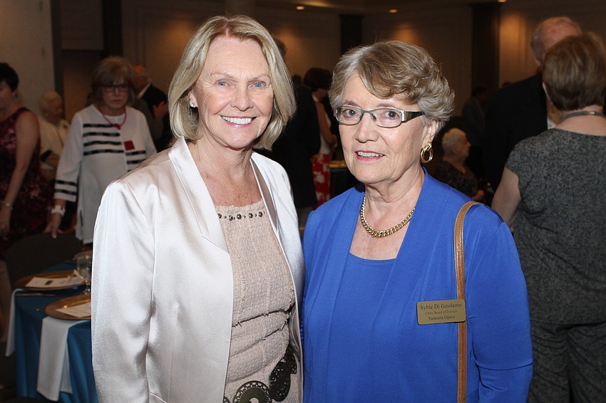 Carol English with Board Chair Syble Di Girolamo