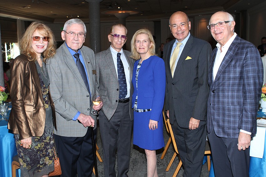 Rachael and Donald Worthington with Leonard and Barbara McCue, Executive Director Richard Russell and David Chaifetz