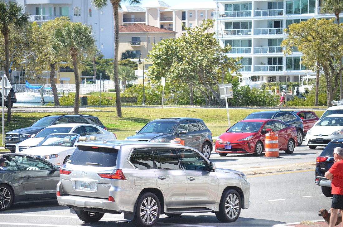 Traffic backups have become common at U.S. 41 and Gulfstream Avenue.